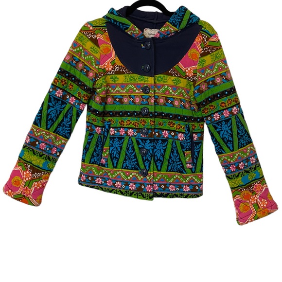 RARE 2007 Anthropologie ALLiHOP Dragon Boat Jacket Women's Size Small - Picture 1 of 10